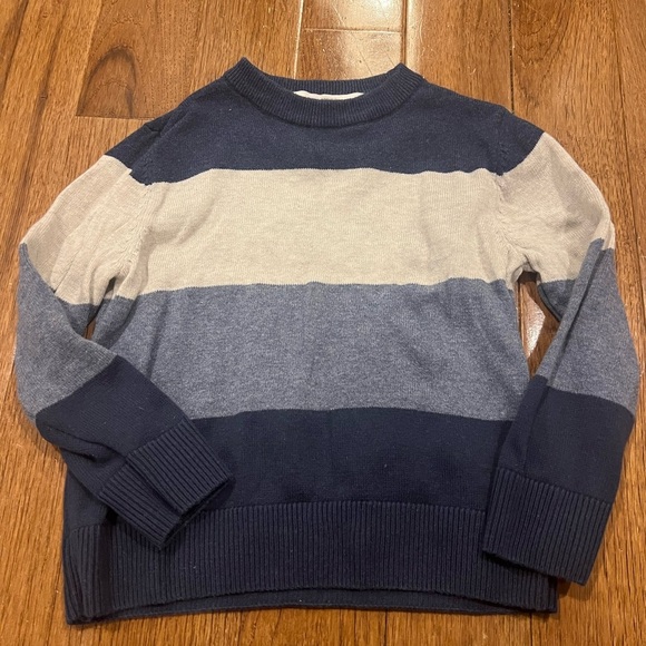 H&M Striped Sweater - Navy and Gray Size 2T - Picture 1 of 5